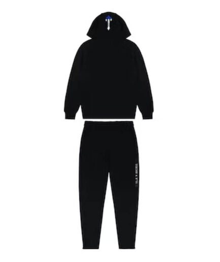 Black Trapstar Chenille Decoded 2.0 Hooded Tracksuit back