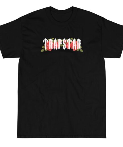 Trapstar Flowers Black T-Shirt