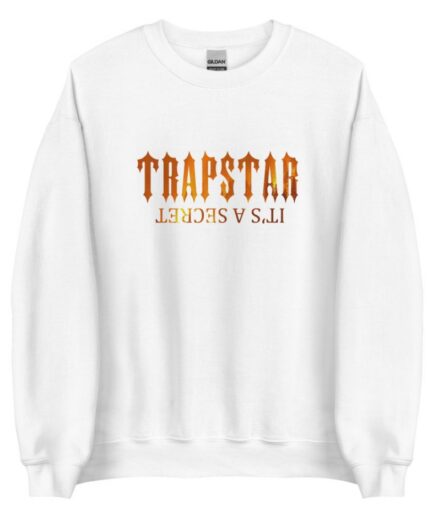 Trapstar It’s A Secret Fire White Sweatshirt