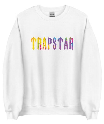 Trapstar Print Yellow Pattern Sweatshirt